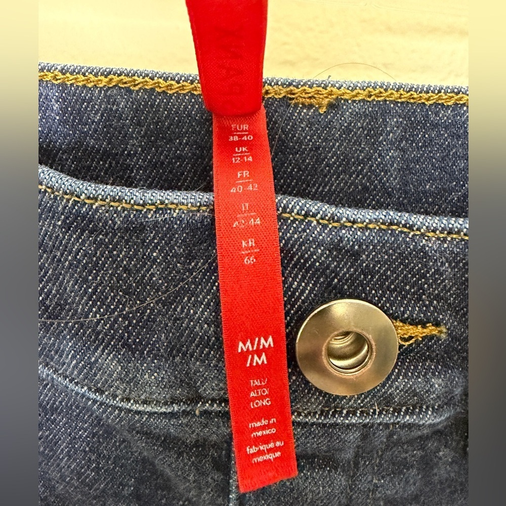 SPANXshape™ EveryWear High Rise Wide Leg Jeans - Poseidon Size M TALL - Picture 7 of 8